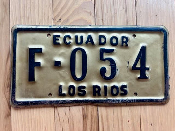 Ecuador Las Rios License Plate