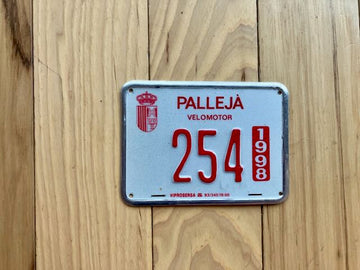 1998 Spain Moped License Plate