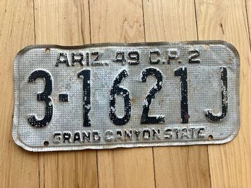 1949 Arizona License Plate