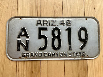 1948 Arizona License Plate