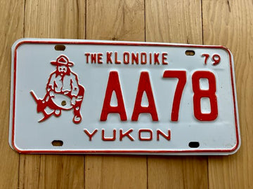 1979 Yukon The Klondike License Plate