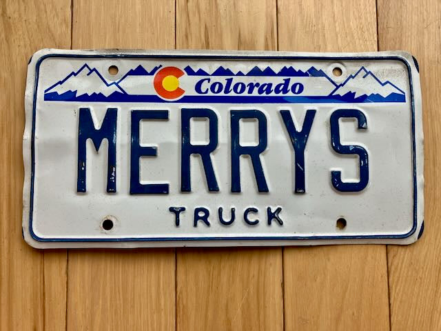 Colorado Vanity License Plate