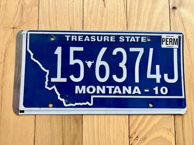 Montana Error License Plate
