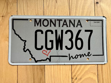 Montana Home License Plate