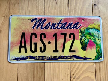 Montana Horse Sanctuary License Plate