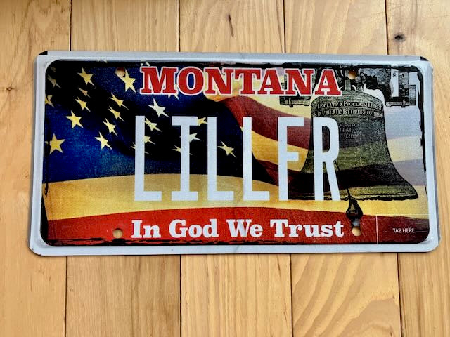 Montana In God We Trust License Plate - Vanity