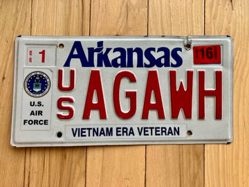 2016 Arkansas Vietnam Era Veteran License Plate