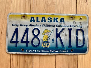 Alaska Help Keep Children Safe and Healthy License Plate