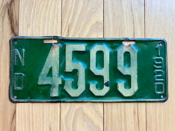 1920 North Dakota License Plate