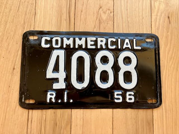 1956 Rhode Island Commercial License Plate