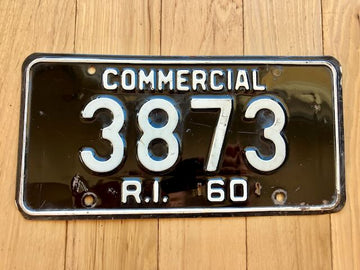 1960 Rhode Island Commercial License Plate