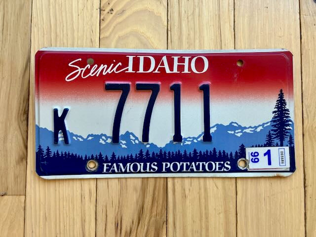 1999 Idaho Kootenai (Coeur d’Alene) License Plate