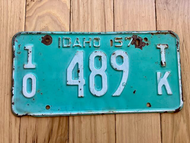 1957 Idaho License Plate