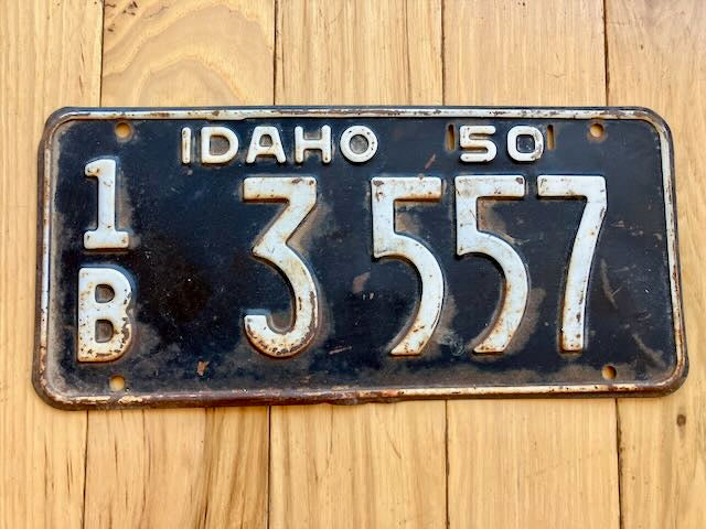 1950 Idaho License Plate