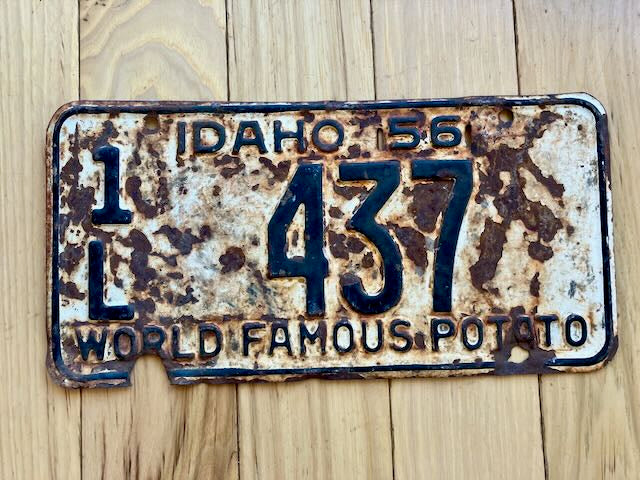 1956 Idaho License Plate