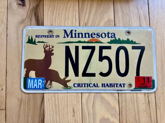 Minnesota Critical Habitat License Plate