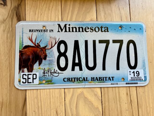 Minnesota Critical Habitat License Plate