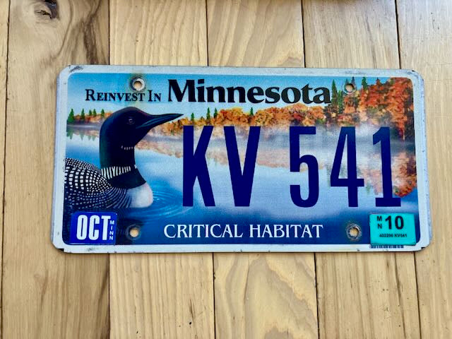 Minnesota Critical Habitat License Plate