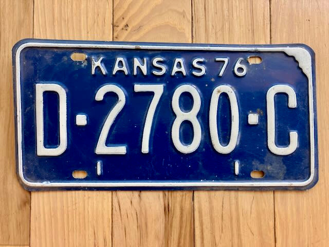 1976 Kansas Dealer License Plate