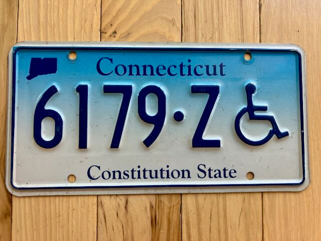 Connecticut Disabled License Plate