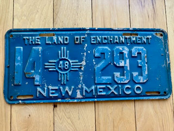 1948 New Mexico License Plate