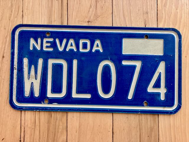 Nevada License Plate