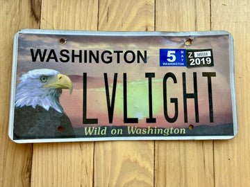 Washington State Wild On Washington Vanity License Plate