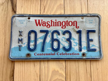 Washington State Centennial Celebration Exempt License Plate