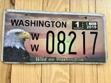 Washington State Wild On Washington License Plate