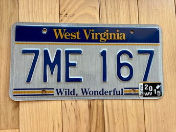 2015 West Virginia License Plate