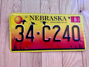 2005 Nebraska License Plate