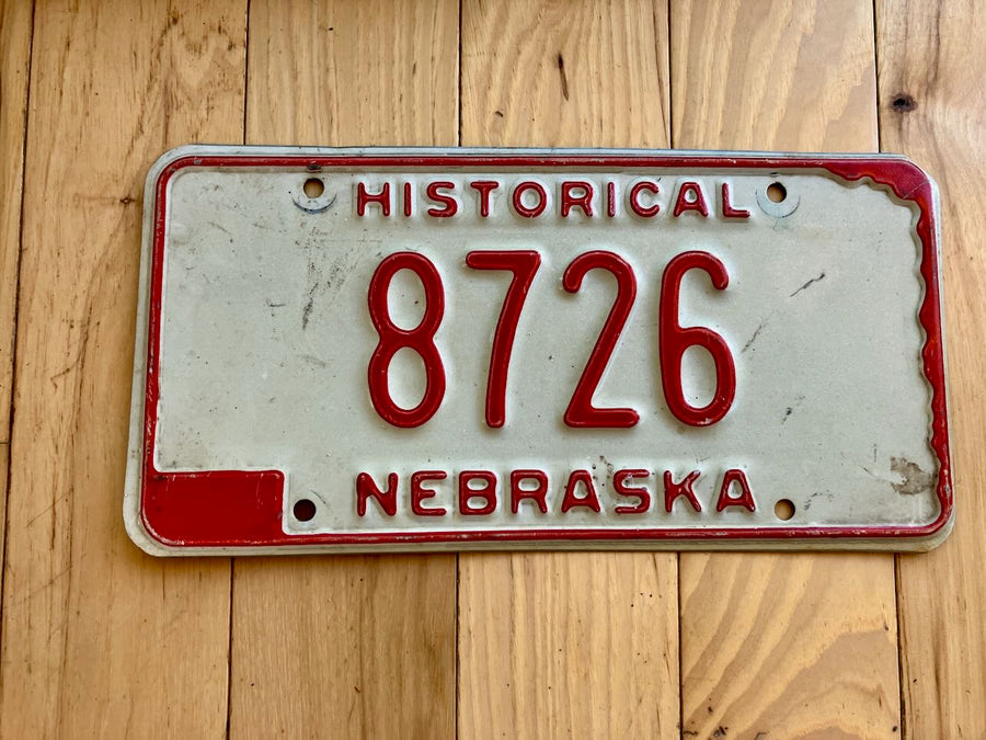 Nebraska Historical License Plate