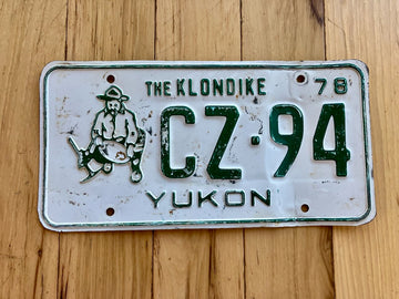 1978 Yukon License Plate