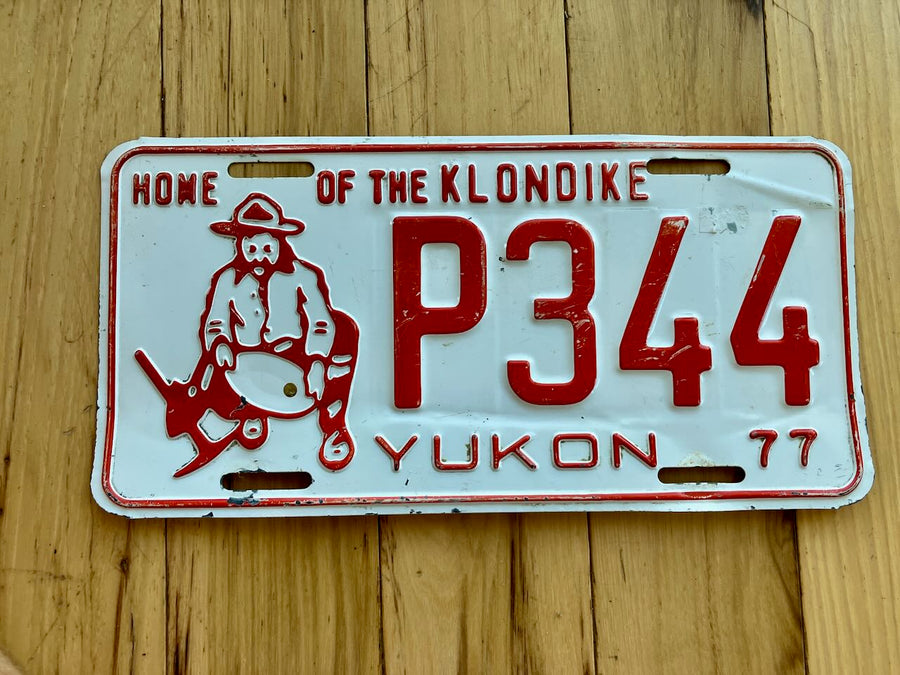 1977 Yukon License Plate