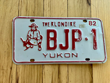 1982 Yukon License Plate