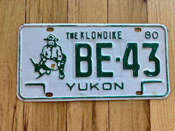 1980 Yukon License Plate