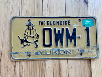 1989 Yukon License Plate