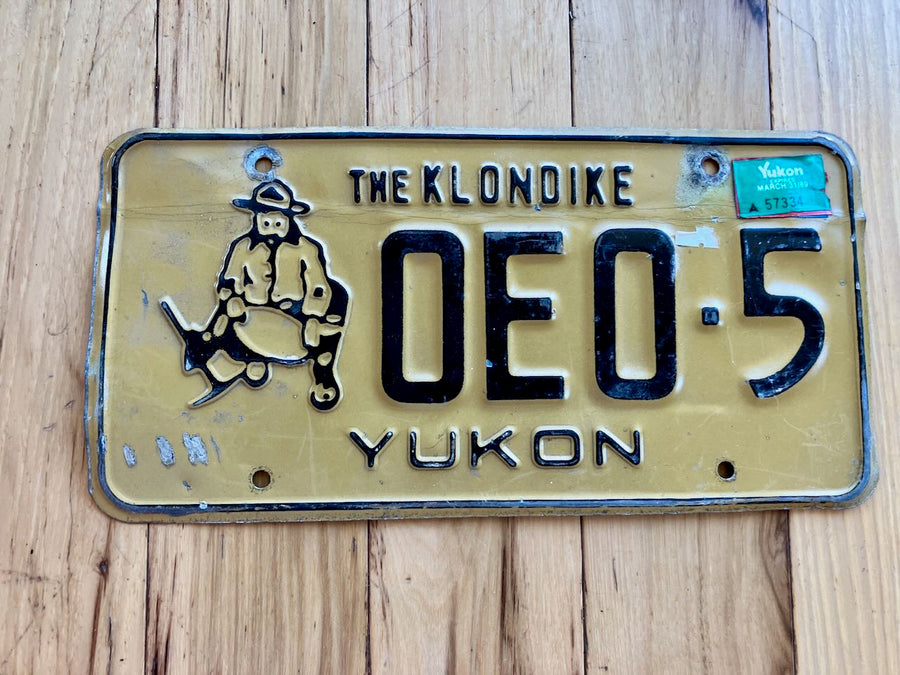 1989 Yukon License Plate