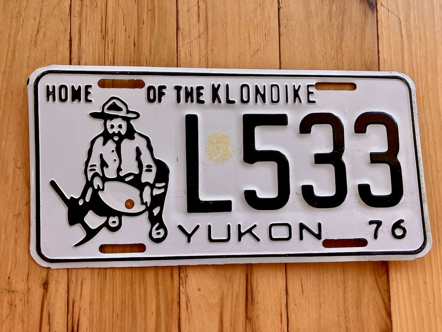 1976 Yukon License Plate