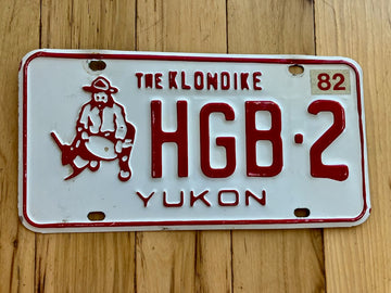 1982 Yukon License Plate