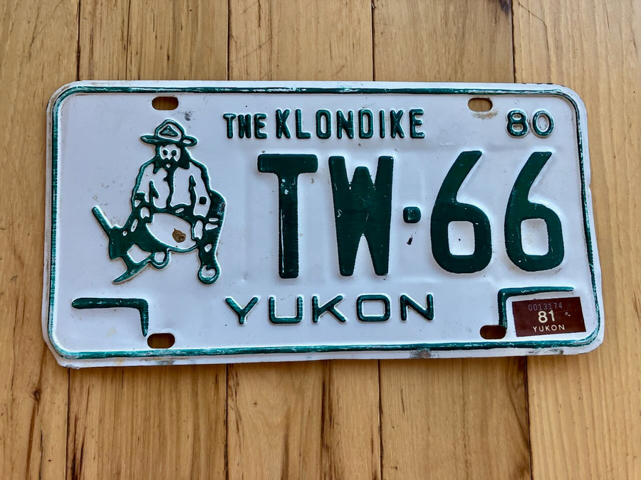 1980 Yukon License Plate