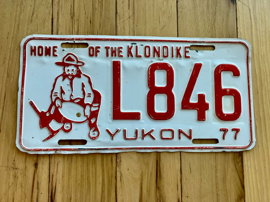 1977 Yukon License Plate