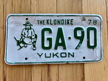 1978 Yukon License Plate