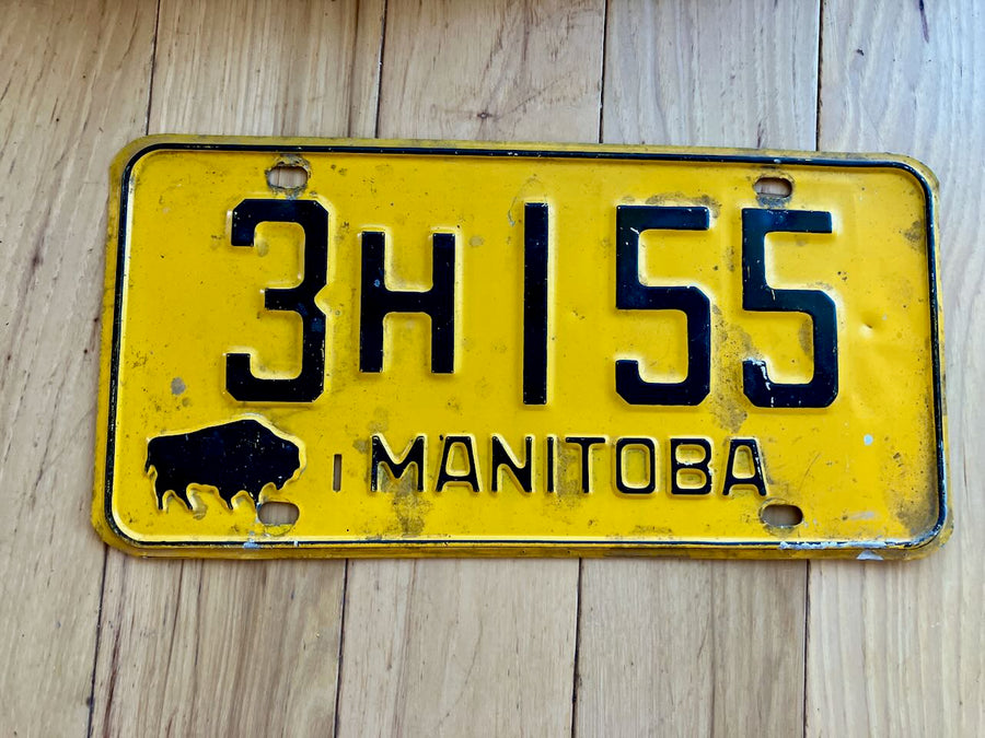 1960s Manitoba License Plate