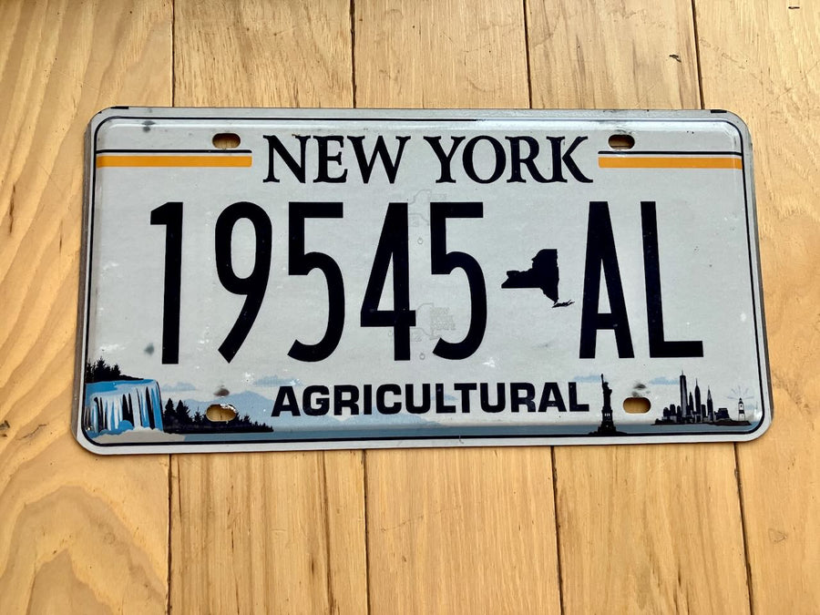 New York Agriculture License Plate