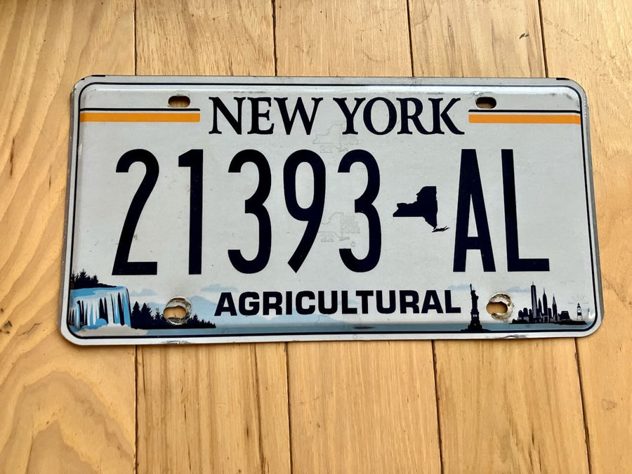 New York Agriculture License Plate