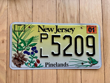 New Jersey Pinelands License Plate