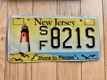 New Jersey Shore To Please License Plate