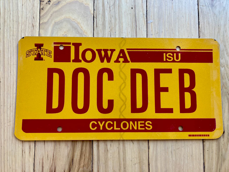 Iowa Vanity License Plate