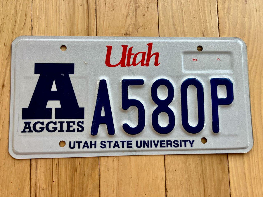 Utah Aggies License Plate